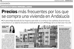 Precios más frecuentes por los que se compra una vivienda en Andalucía